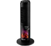 Тепловентилятор BRAYER 4863BR 2000Вт, LED-дисплей, пульт ДУ, таймер 8 ч, площадь 20кв.м., электронное управление, эффект пламени BR4863
