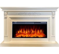 Каминокомплект InterFlame Белла Ареал Freespace40 белая с Freespace40 белая