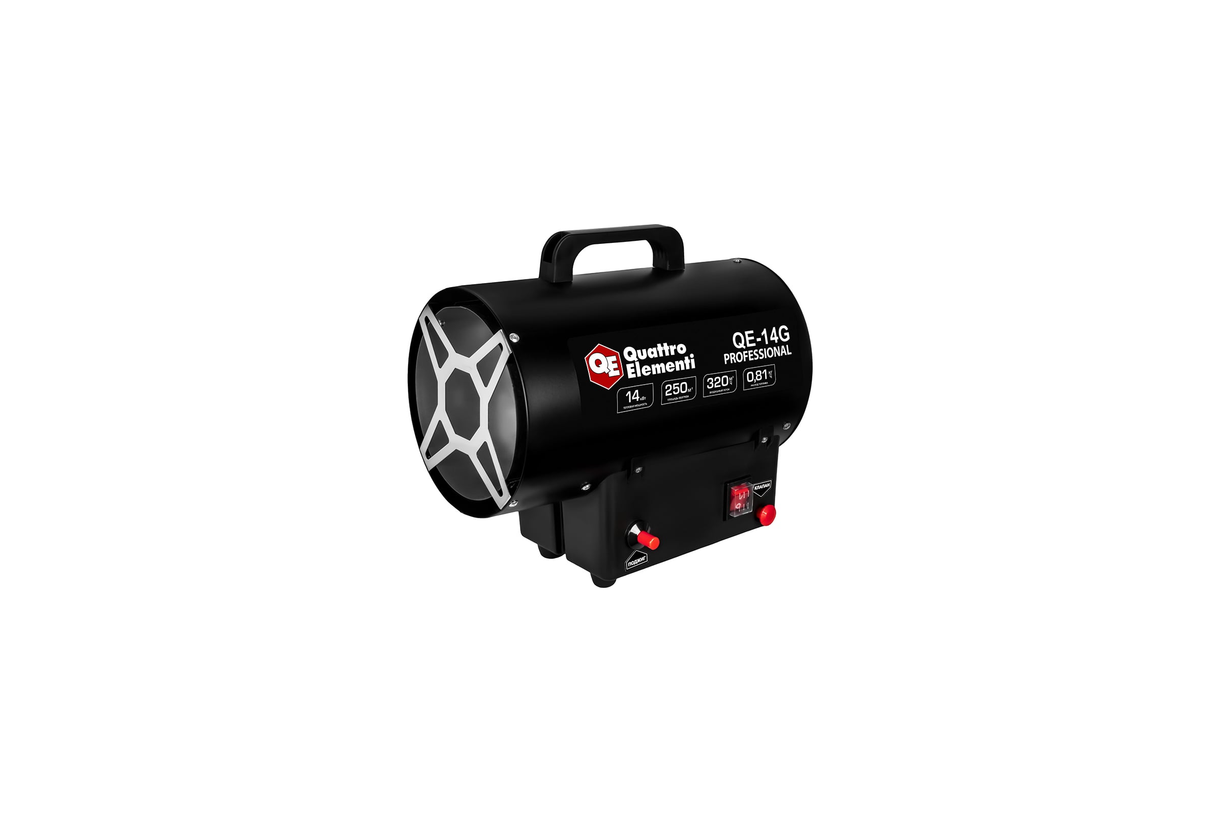 НагревательвоздухагазовыйQUATTROELEMENTIQE-14G(14кВт,320м.куб/ч,3,6кг)923-934