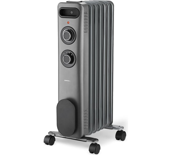 Масляный обогреватель Centek CT-6232-7 (серый) 7 секций (20м) 1500Вт, 3 режима защита от перегрева CT-6232-7 GRAY 1