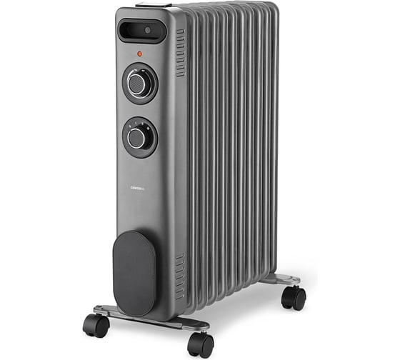 Масляный обогреватель Centek CT-6232-11 (серый) 11 секций (30м) 2500Вт, 3 режима защита от перегрева CT-6232-11 GRAY 1