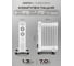 Масляный обогреватель Centek CT-6230-9 (белый) 9 секций (25м) 2000Вт, 3 режима защита от перегрева CT-6230-9 WHITE 5