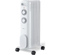 Масляный обогреватель Centek CT-6230-7 (белый) 7 секций (20м) 1500Вт, 3 режима защита от перегрева CT-6230-7 WHITE