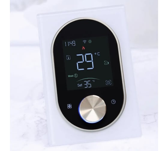 Пульт HENKI Smart sauna controller model L белый, до 20кВт, WiFI SSCL_wifi_Wh 1