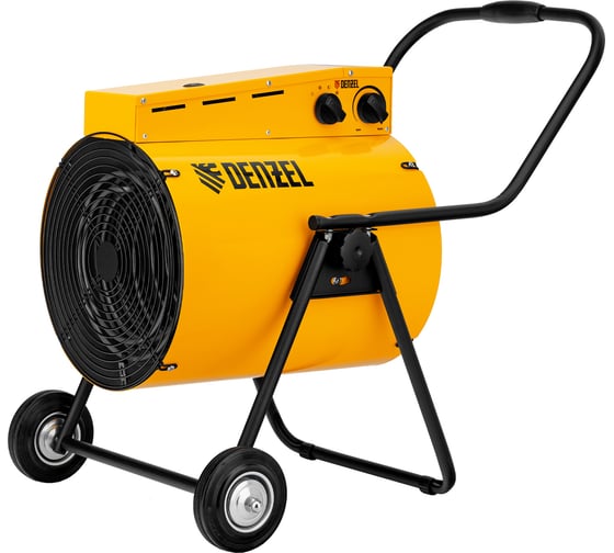 Тепловая пушка Denzel SFH-15000, 400 В, 1600 м3/ч, 3 режима, вентилятор, 7500/15000 Вт 96443