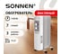 Обогреватель масляный SONNEN DFS-7E, 7секций, 1500Вт, 3 режима, механическое управление, белый, 457779 2