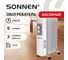 Обогреватель масляный SONNEN DFS-9E, 9секций, 2000Вт, 3 режима,механическое управление,белый, 457780 2