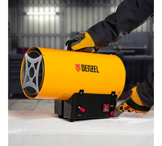 Газовая тепловая пушка Denzel GHG-10, 10 кВт, 300 м3/ч, пропан-бутан 96476