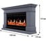Каминокомплект Royal Flame California под Vis42/Cryst 36/40 Graphite Grey и 5DVART40 электрокамин 64955943 2