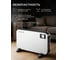 Обогреватель конвекционный Galaxy Line 2000 Вт, 3 режима, ДУ, LCD дисплей, белый, GL 8232, 7050282320 6