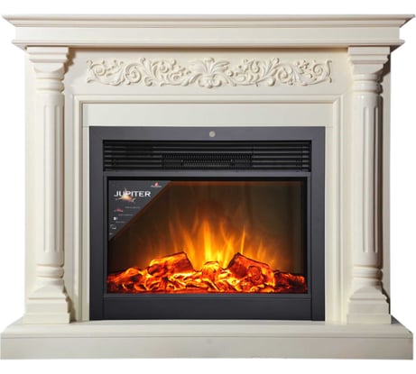 Каминокомплект InterFlame МОНТЕ ЮПИТЕР JUPITER бежевый