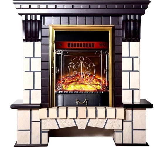 Каминокомплект InterFlame Экстер с Majestic BLвенге Экстер с Majestic BL венге 1