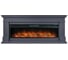 Каминокомплект Royal Flame California V60 SFT графит грей разборный портал и Vision 60 LOG LED электрокамин 64960934 1