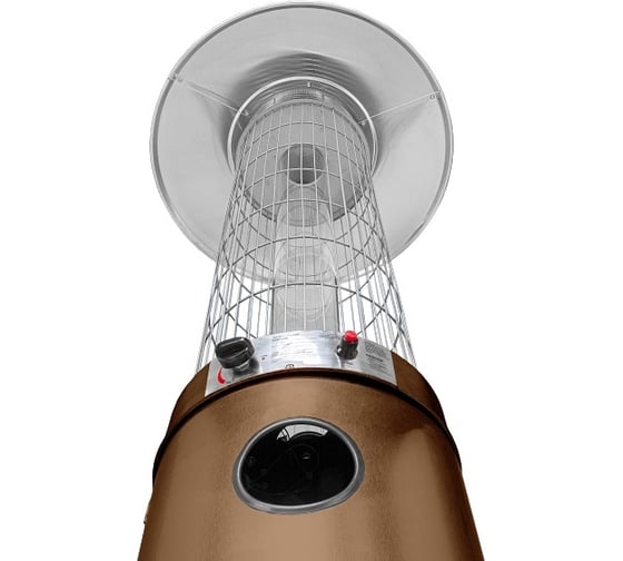 Уличный газовый обогреватель Aesto античный коричневый A-08Т