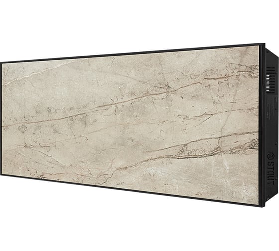 Отопительная панель STOUT GREY STONE SCT 120*60 SCT-00GB-012060 серый гранит RG0093M5VHAFSP 1