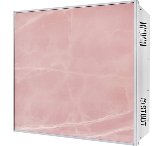 Отопительная панель STOUT SCT-00RG-006060 ROSE STONE SCT 60*60 розовый гран RG0093M5VHA5KK 1