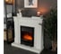 Каминокомплект Royal Flame Boston STD под классику (белый) портал и Fobos FXM Black RC электрокамин 64949086 3