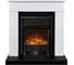 Каминокомплект Royal Flame BERGEN STD SFT под классику ( белый/черный) разборный портал и Fobos FXM Black RC электрокамин 64952715 1