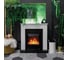 Каминокомплект Royal Flame BERGEN STD SFT под классику ( белый/черный) разборный портал и Fobos FXM Black RC электрокамин 64952715 2