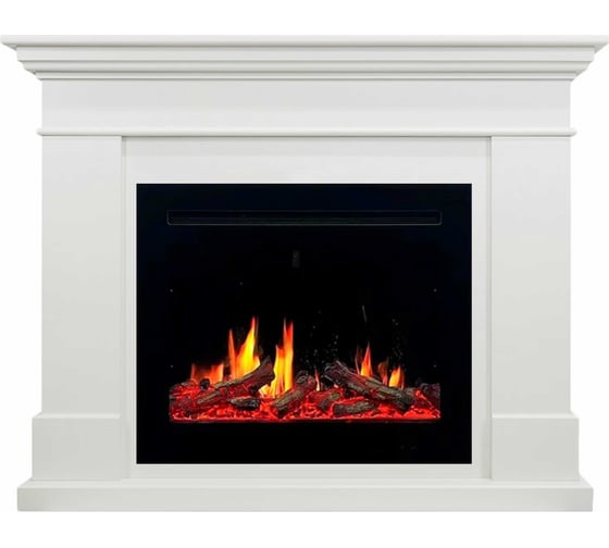 Каминокомплект Royal Flame California под Jupiter N/Dior 28/Sym 26/5DVart 25 (белый) и 5DVART25 электрокамин 64957947 1