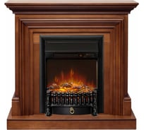 Каминокомплект Royal Flame Bradford под классику (орех) портал и Fobos FXM Black RC электрокамин 64949057