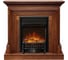 Каминокомплект Royal Flame Bradford под классику (орех) портал и Fobos FXM Black RC электрокамин 64949057 1