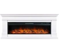 Каминокомплект Royal Flame California V60 SFT белый разборный портал и Vision 60 LOG LED электроками 64960936