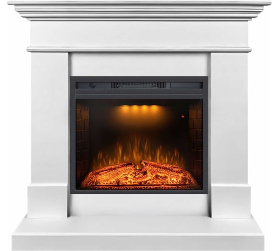 Каминокомплект Royal Flame California CRM V23 белый разборный портал и Emerald 23RF камин электрический 64962358 1