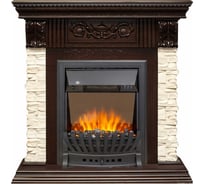 Каминокомплект Royal Flame Luxemburg STD (темн. дуб) портал и Aspen Black электрокамин 64948717