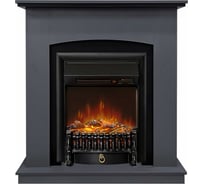 Каминокомплект Royal Flame Barcelona STD SFT (Graphite Grey) разборный портал и Fobos FXM Black RC электрокамин 64950019