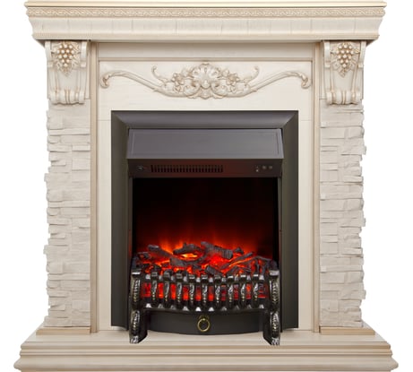 Каминокомплект RealFlame PATRICIA STD/EUG WT FOBOS BL 10020502