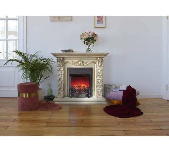 Каминокомплект RealFlame PATRICIA STD/EUG WT FOBOS BL 10020502