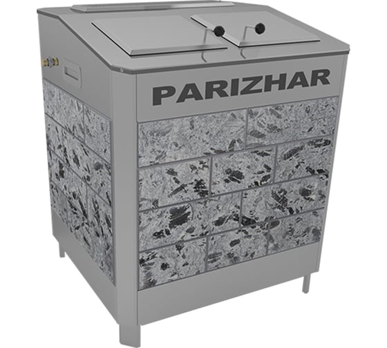 Электрокамена с генератором перегретого пара VVD ЭП ГПП ПАРиЖАР 24 кВт/380 серпентенит премиум 7024