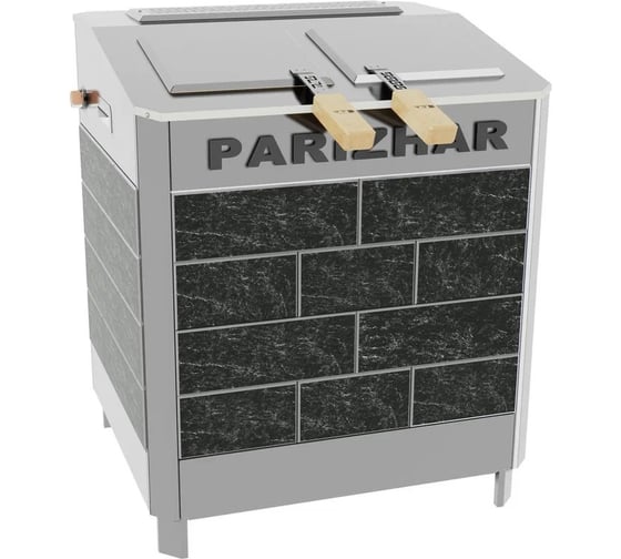 Электрокаменка с генератором перегретого пара VVD ЭП ГПП 24 кВт/380, ПАРиЖАР, пироксенит черный, два места 102959