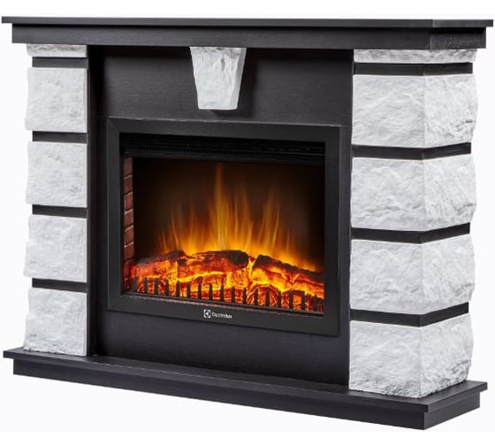 Портал Firelight Excalibur 25 камень белый, шпон венге НС-1524179