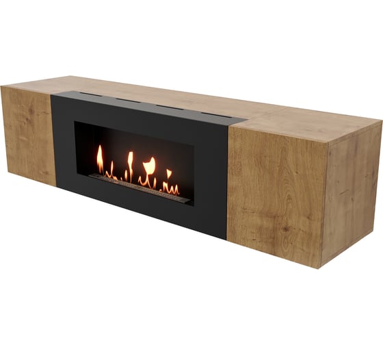 Тумба с биокамином Firelight BFP-P1600 дуб вотан НС-1646614