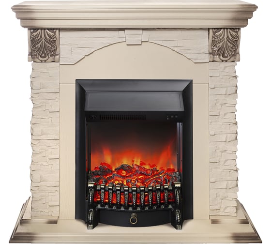 Каминокомплект RealFlame ДУБЛИН ЛЮКС/DUBLIN LUX WT + ФОБОС 10018667