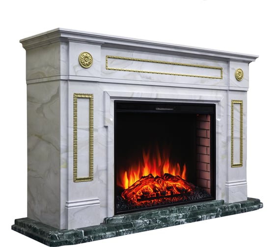 Каминокомплект RealFlame ПРЕЗИДЕНТ 33/PRESIDENT + AQUAMARINE 33 9916549