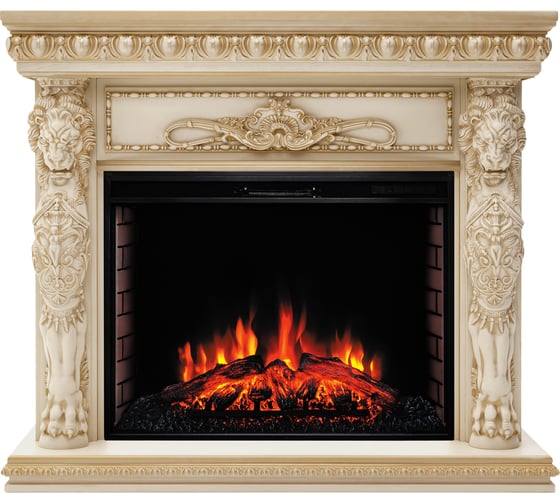 Каминокомплект RealFlame ЛИОН/ROMANO 33 WT + AQUAMARINE 33 9916550