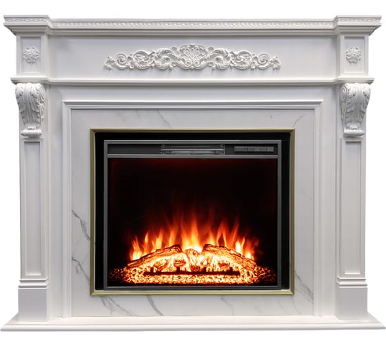 Каминокомплект RealFlame МОЦАРТ/MOZART 26 WT+ AQUAMARINE 26 9916542