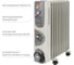 Масляный обогреватель TDM ELECTRIC МО-11ТВ, 2500 Вт, 11 секций, вентилятор, регулировка мощности 1000/1500/2500+400 Вт, термостат, SQ2501-0913 3