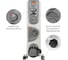 Масляный обогреватель TDM ELECTRIC МО-11ТВ, 2500 Вт, 11 секций, вентилятор, регулировка мощности 1000/1500/2500+400 Вт, термостат, SQ2501-0913 4