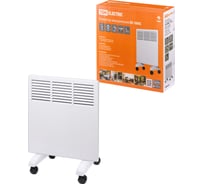 Электрический конвектор TDM ELECTRIC ЭК-1000С, 1000 Вт, регулировка мощности 500/1000 Вт, термостат, СТИЧ, SQ2520-1204