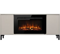 Каминокомплект RealFlame Мишель кашемир, тумба под ТВ + ALPHA LOG 9916337