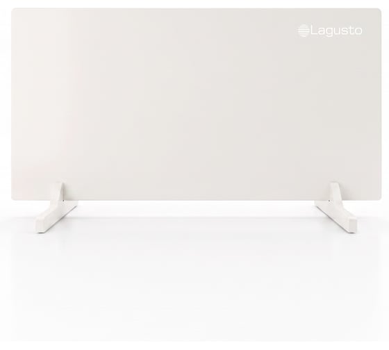 Электрический конвектор LAGUSTO Universal 140-240 (G280W) акриловая панель отопления для дома, цвет белый KG-280-W