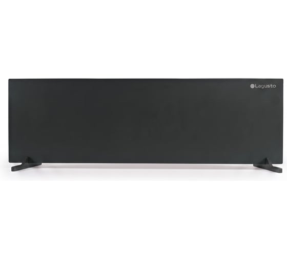 Электрический конвектор LAGUSTO Universal 140-240 (G370B) акриловая панель отопления для дома, цвет черный KG-370-B