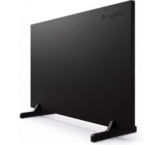 Электрический конвектор LAGUSTO Universal 140-240 (G440B) акриловая панель отопления для дома, цвет черный KG-440-B
