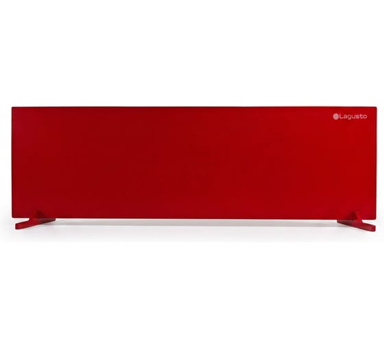 Электрический конвектор LAGUSTO Universal 140-240 (G370R) акриловая панель отопления для дома, цвет красный KG-370-R