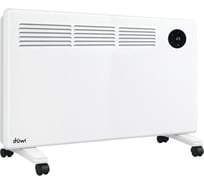 Конвектор электрический duwi серия Комфорт, 1500Вт, LED дисплей, датчик открытия окна, таймер, защита от перегрева, обогрев до 15м², крепление к стене/ролики 56447 2