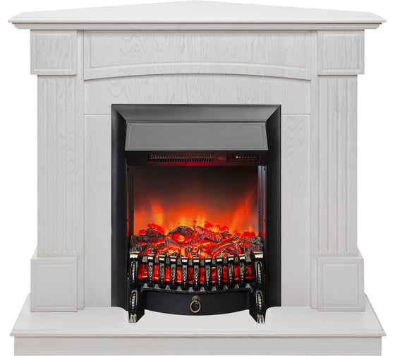 Каминокомплект RealFlame АЛЬФА УГЛ. STD WT + ФОБОС/FOBOS 10019485